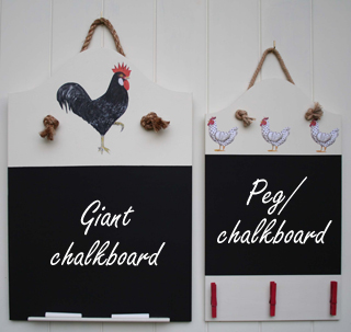Giant and Peg Chalkboard